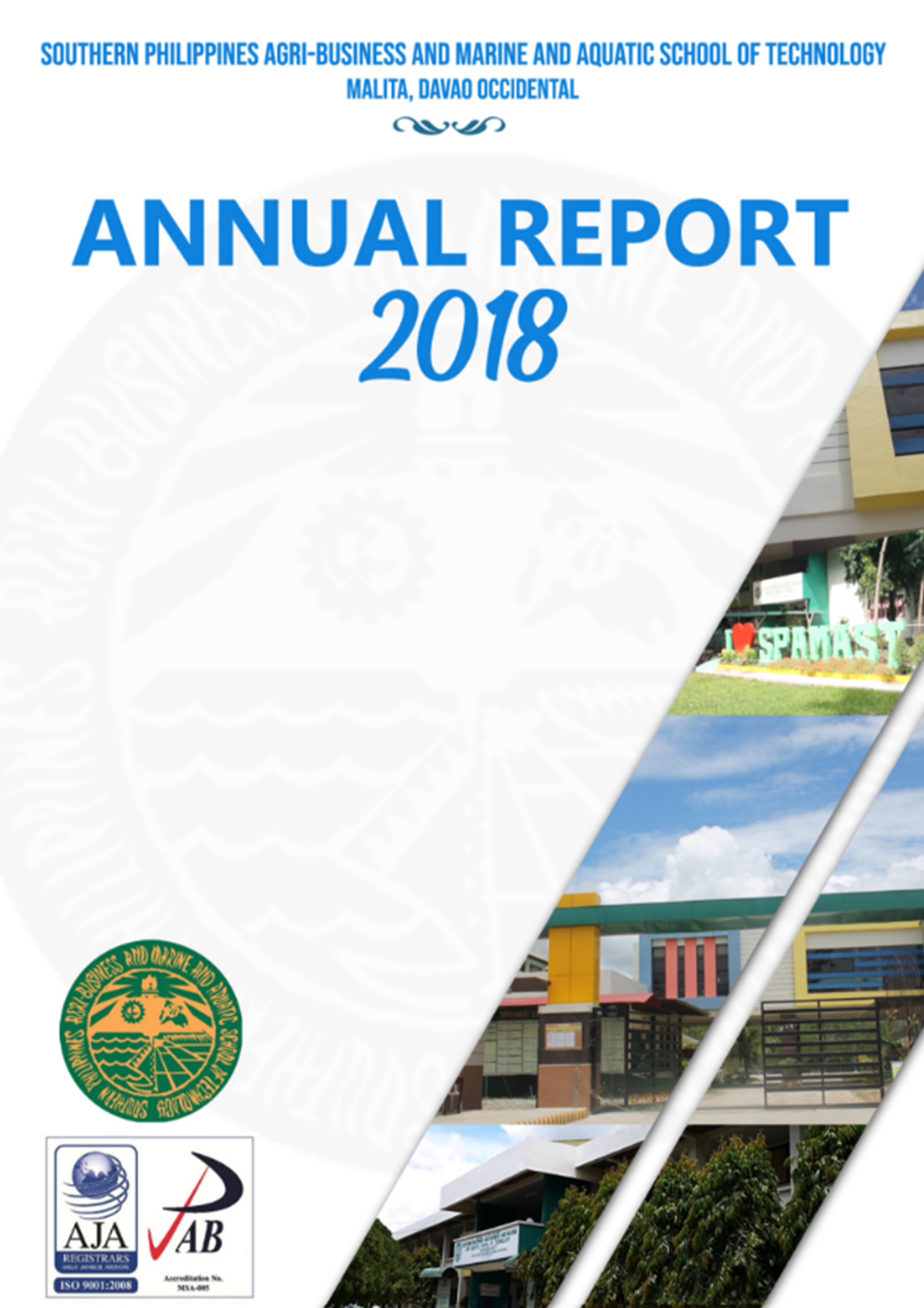 SPAMAST Annual Report 2018 cover